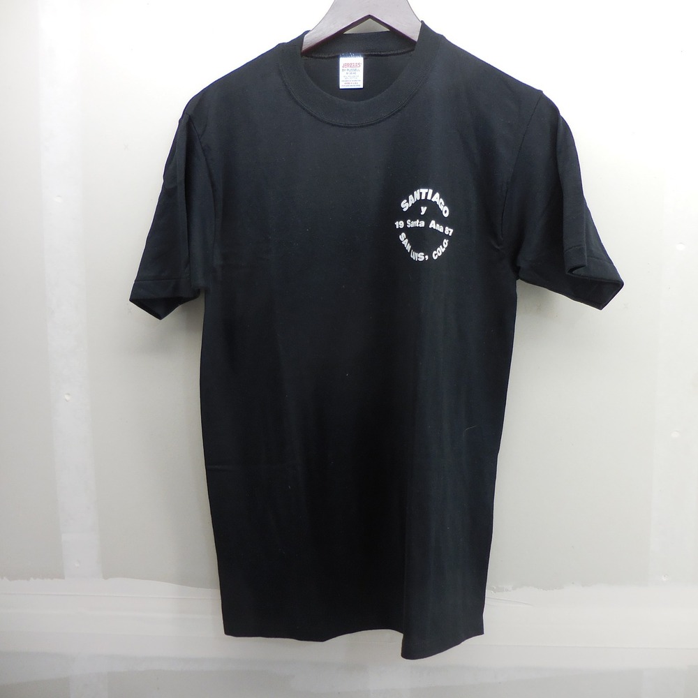 Vintage 87 Jerzees by Russell Santiago y Santa Ana San Luis Colo T-Shirt Black M